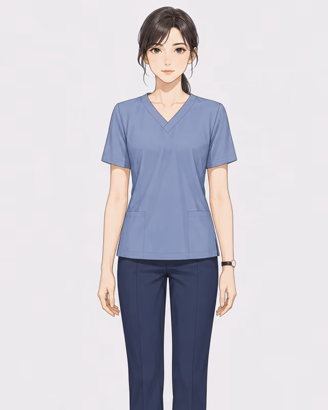 葉山れいなの全身基準立ち絵